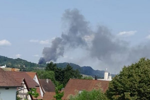 Großbrand in Oberrot